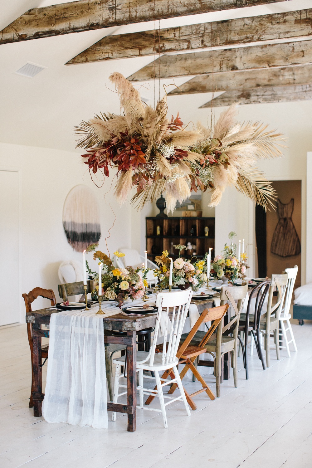 Vintage Bohemian Dinner Party Texas 01